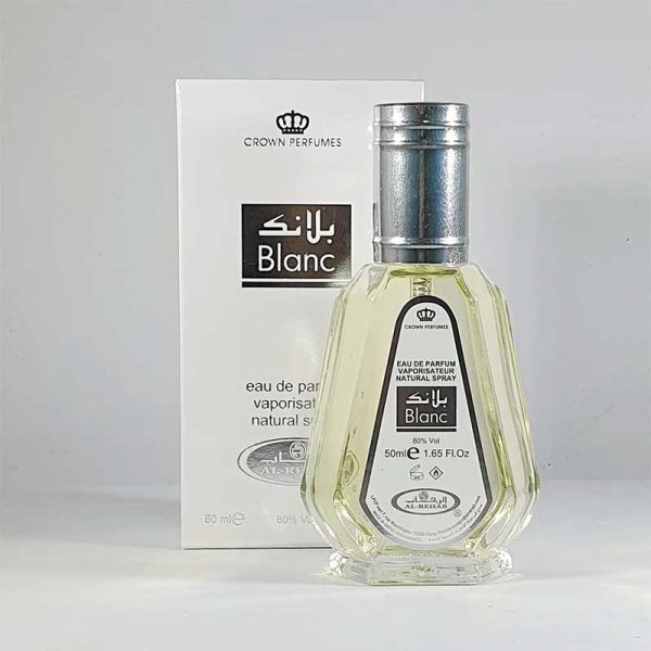 عطر بلانک الرحاب Al-Rehab Blanc عطر بلانک الرحاب Al-Rehab Blanc با رایحه مرکبات و مشک سفید