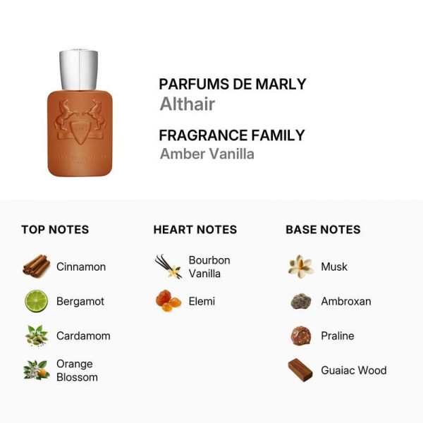 عطر مردانه مارلی التیر عطر مارلی التیر Althaïr با رایحه وانیلی و گرم