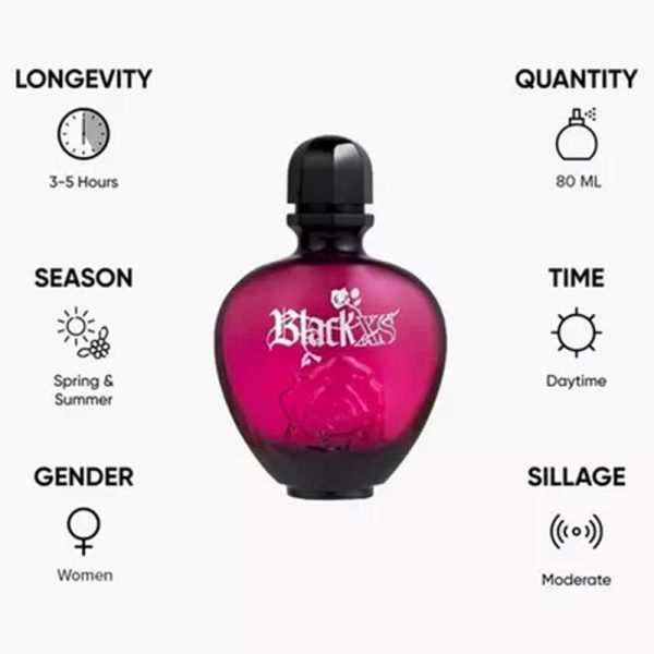 عطر بلک ایکس اس زنانه پاکو رابان عطر بلک ایکس اس زنانه پاکو رابان Paco Rabanne Black XS for Her